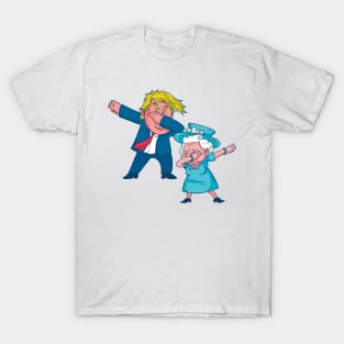 Trump and Queen Dabbing T-Shirt